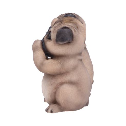 Three Wise Pugs 8.5cm Ornament