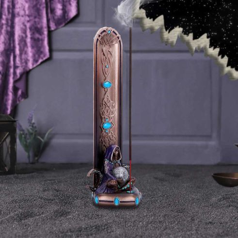 Triple Moon Goddess Bronze Incense Burner - Truly Yours