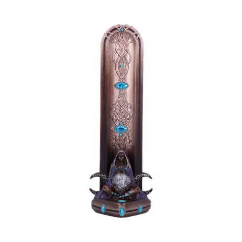 Triple Moon Goddess Bronze Incense Burner - Truly Yours