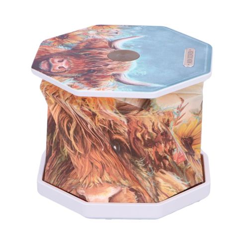 Highland Cow Foldable Lamp Rechargeable USB Powered 21cm Lamp