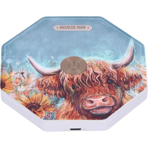 Highland Cow Foldable Lamp Rechargeable USB Powered 21cm Lamp