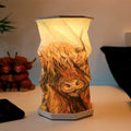 Highland Cow Foldable Lamp Rechargeable USB Powered 21cm Lamp