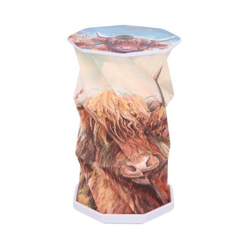Highland Cow Foldable Lamp Rechargeable USB Powered 21cm Lamp