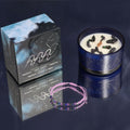 Zodiac Crystal Candle with Gemstone Bracelet - Aquarius Zodiac Crystal Candles with Gemstone Bracelet
