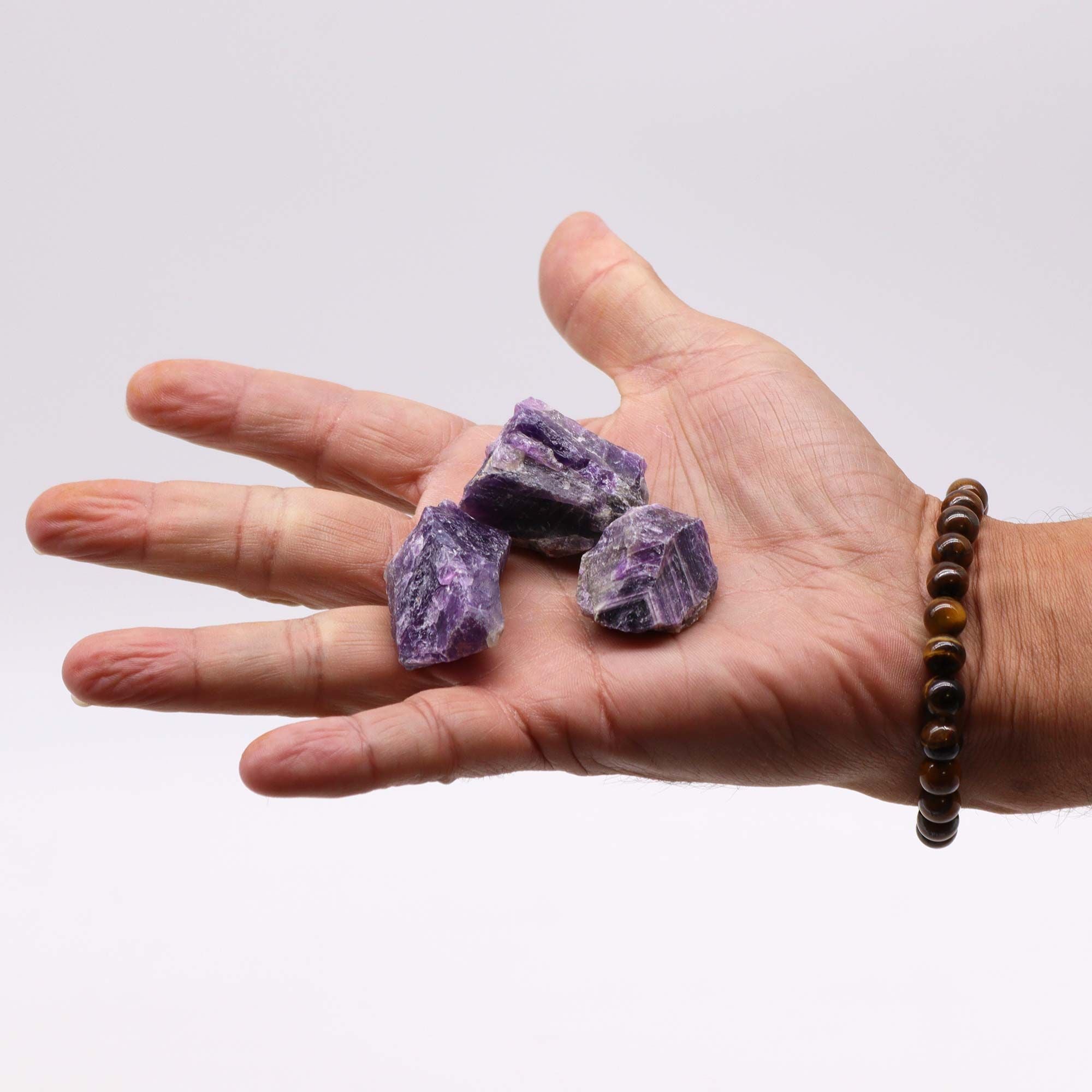 Raw Crystals (500gm) - Amethyst Raw Crystals