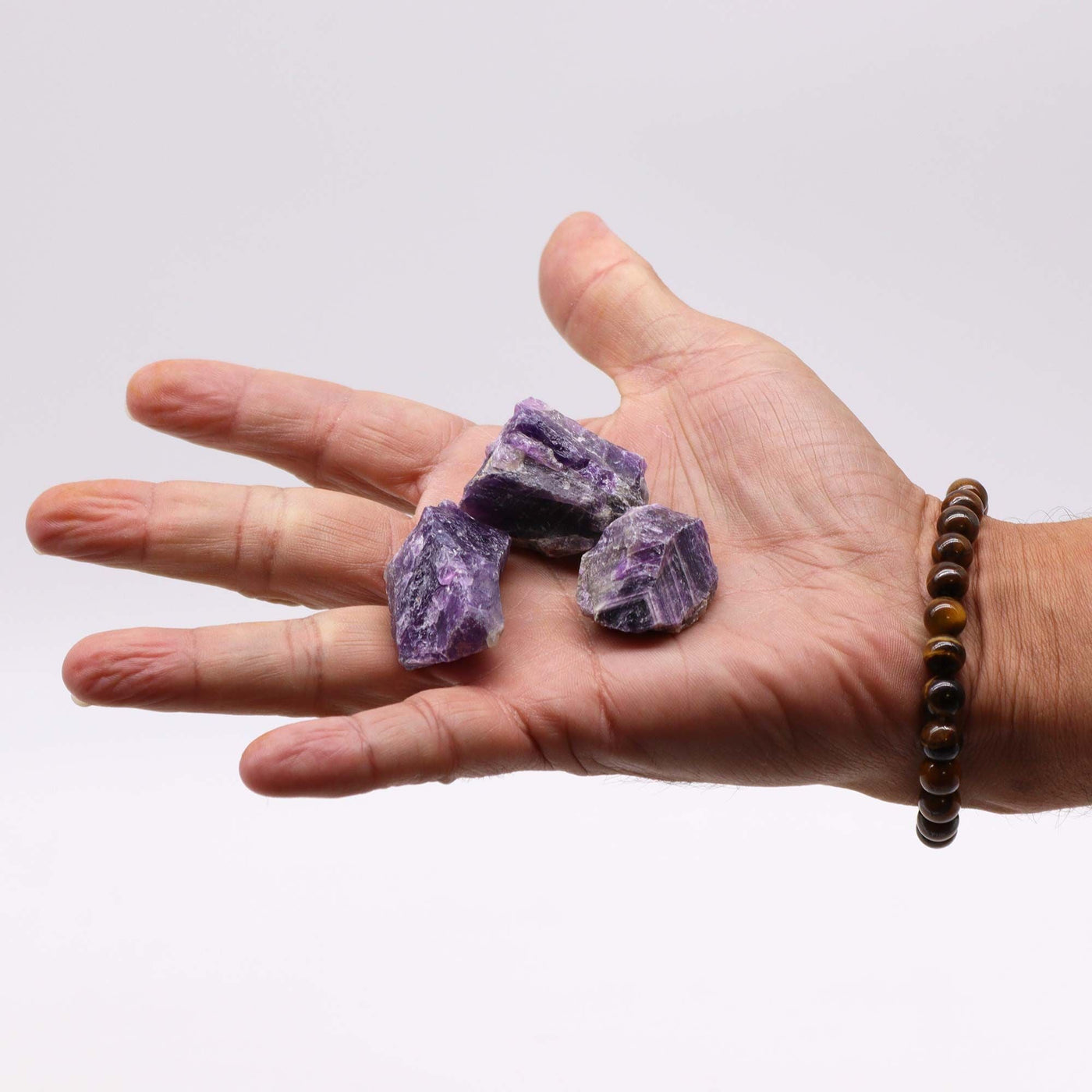Raw Crystals (500gm) - Amethyst Raw Crystals