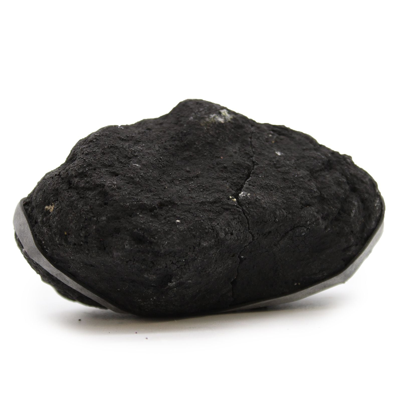 Coloured Calsite Geodes - Black Rock - Yellow Coloured Calcite Geodes