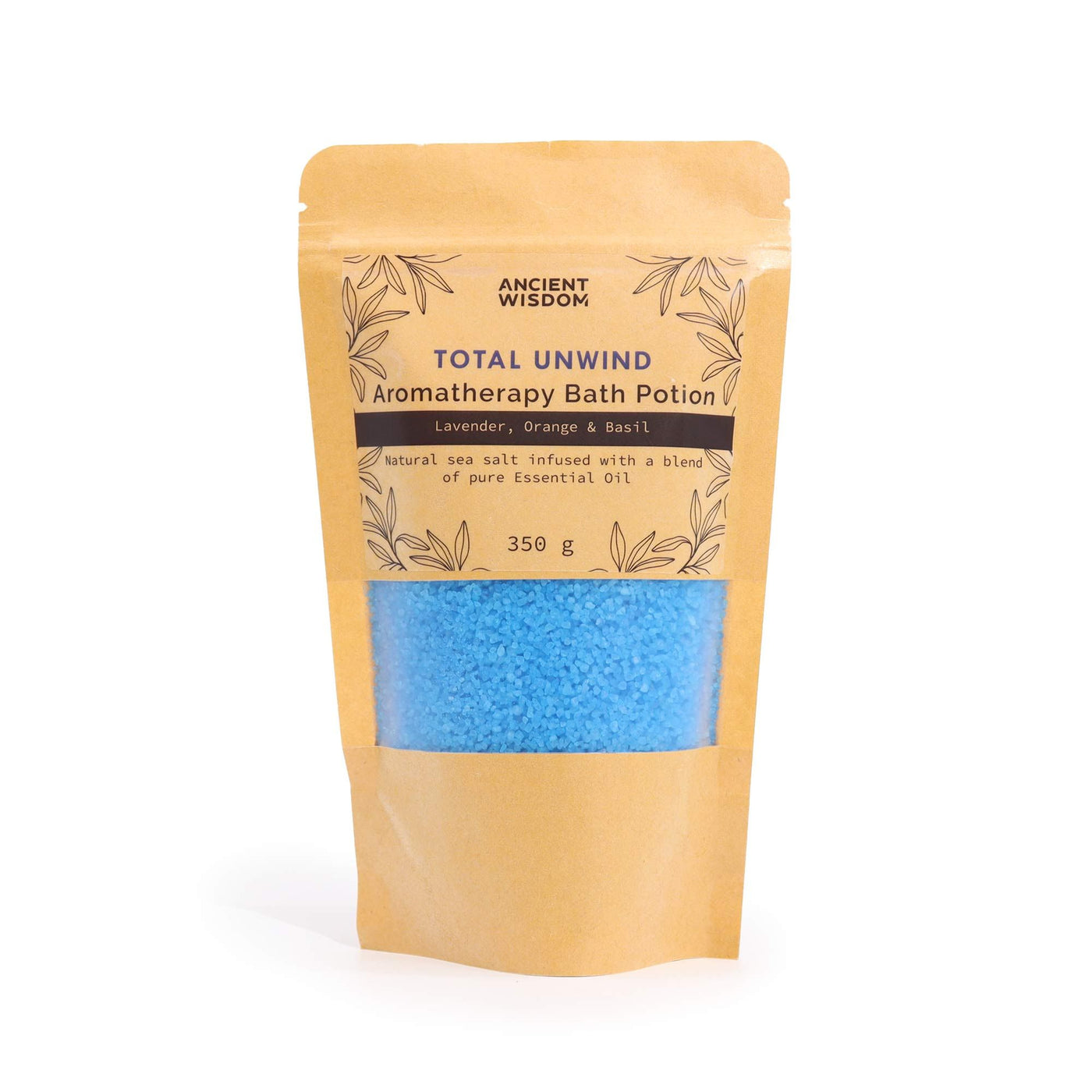 Aromatherapy Bath Potion in Kraft Bag 350g - Total Unwind - Truly Yours