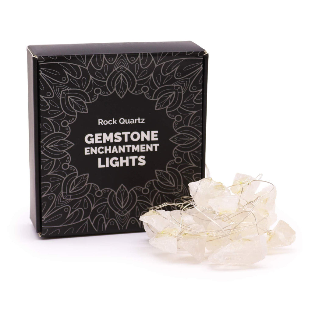 Gemstone Enchantment Lights - Rock Quartz Gemstone Enchantment Lights