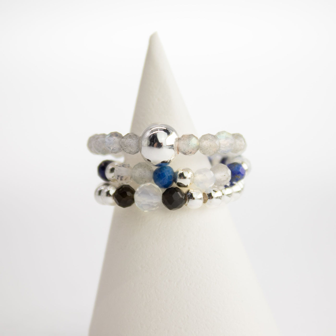 Nymph Spirit Gemstone Ring Set - Northern Lights - Truly Yours