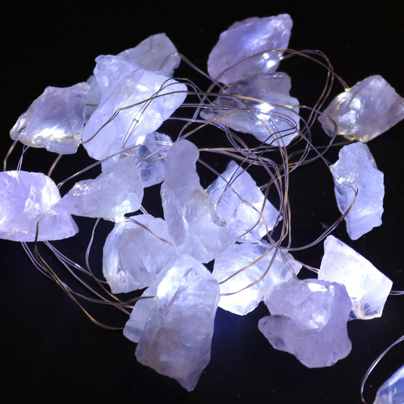 Gemstone Enchantment Lights - Rock Quartz Gemstone Enchantment Lights