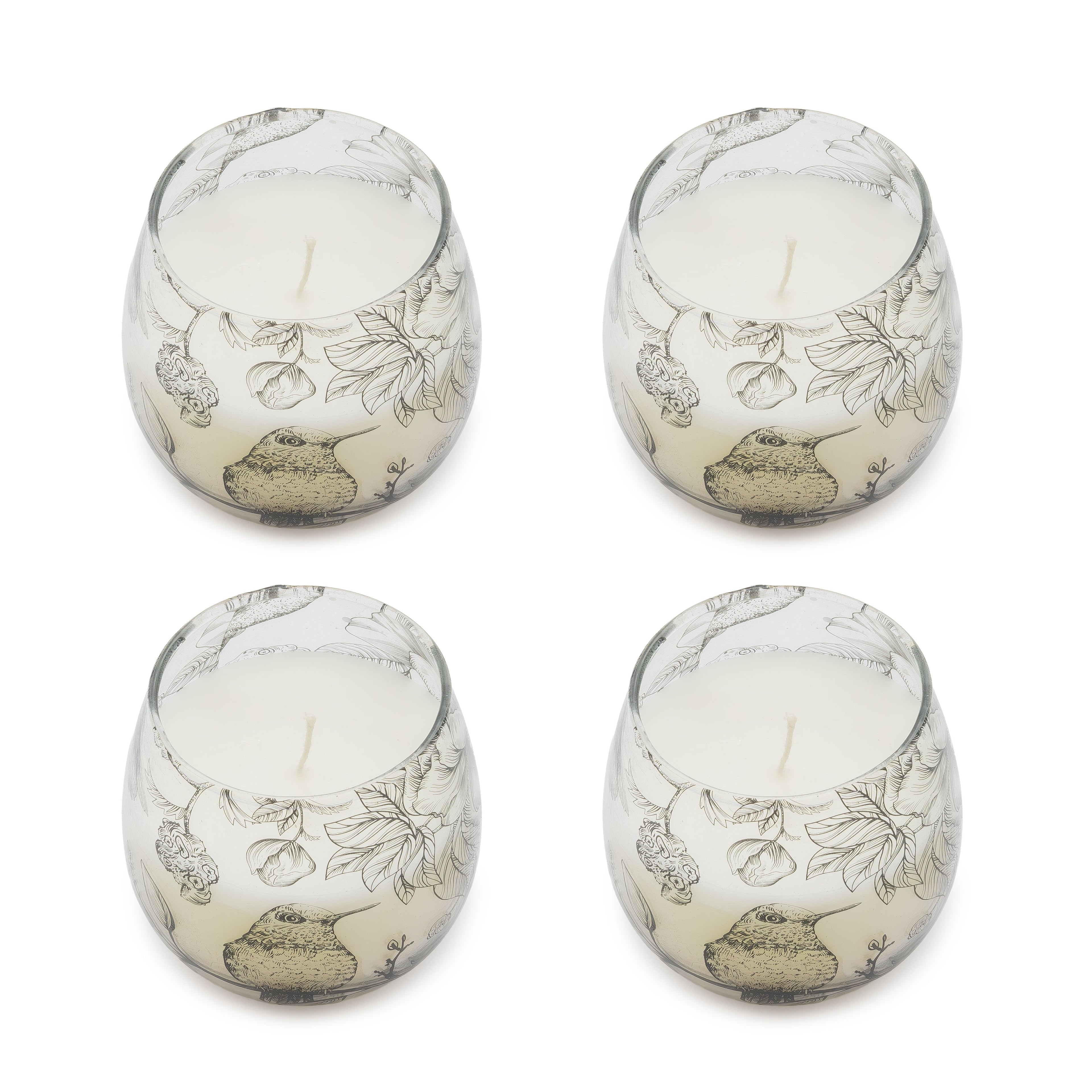 Small Glass Jar Candles - Drawn by Flame - Truly Yours