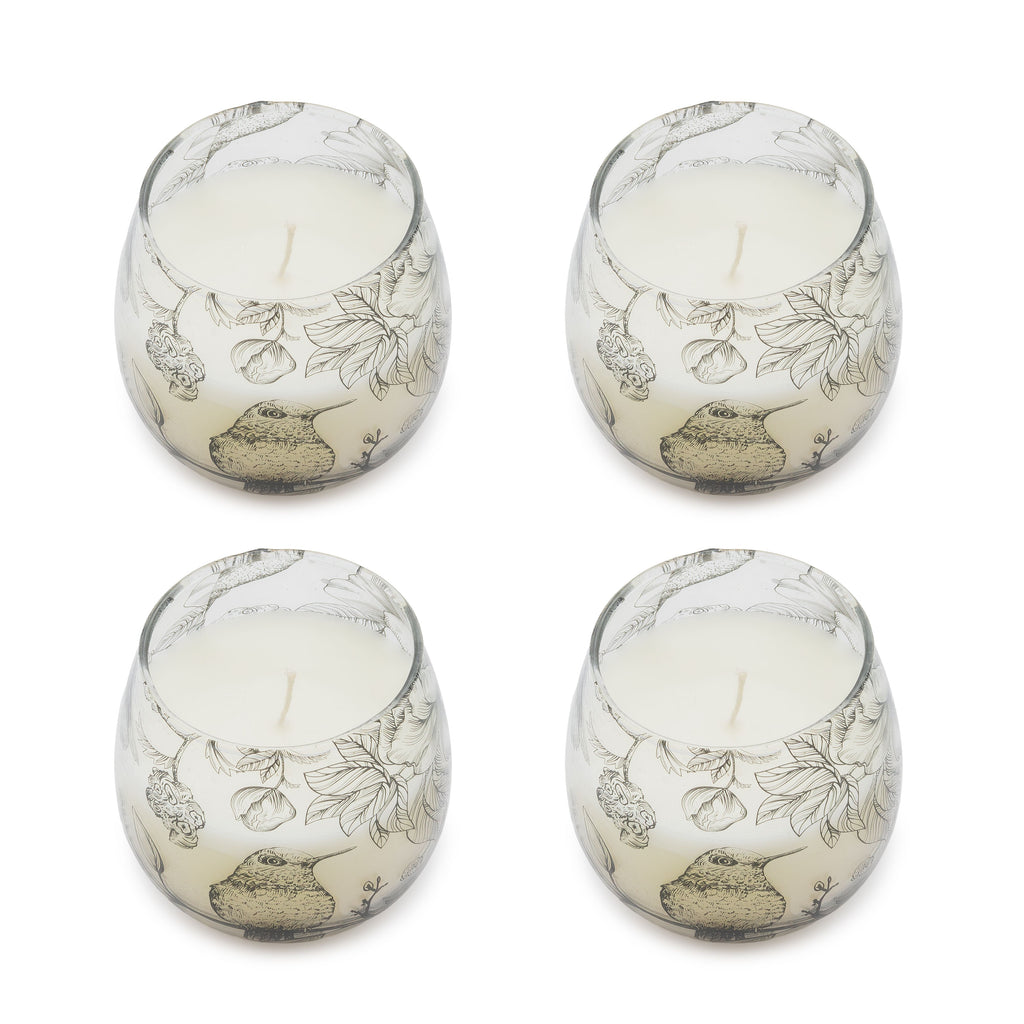 Small Glass Jar Candles - Drawn by Flame - Truly Yours