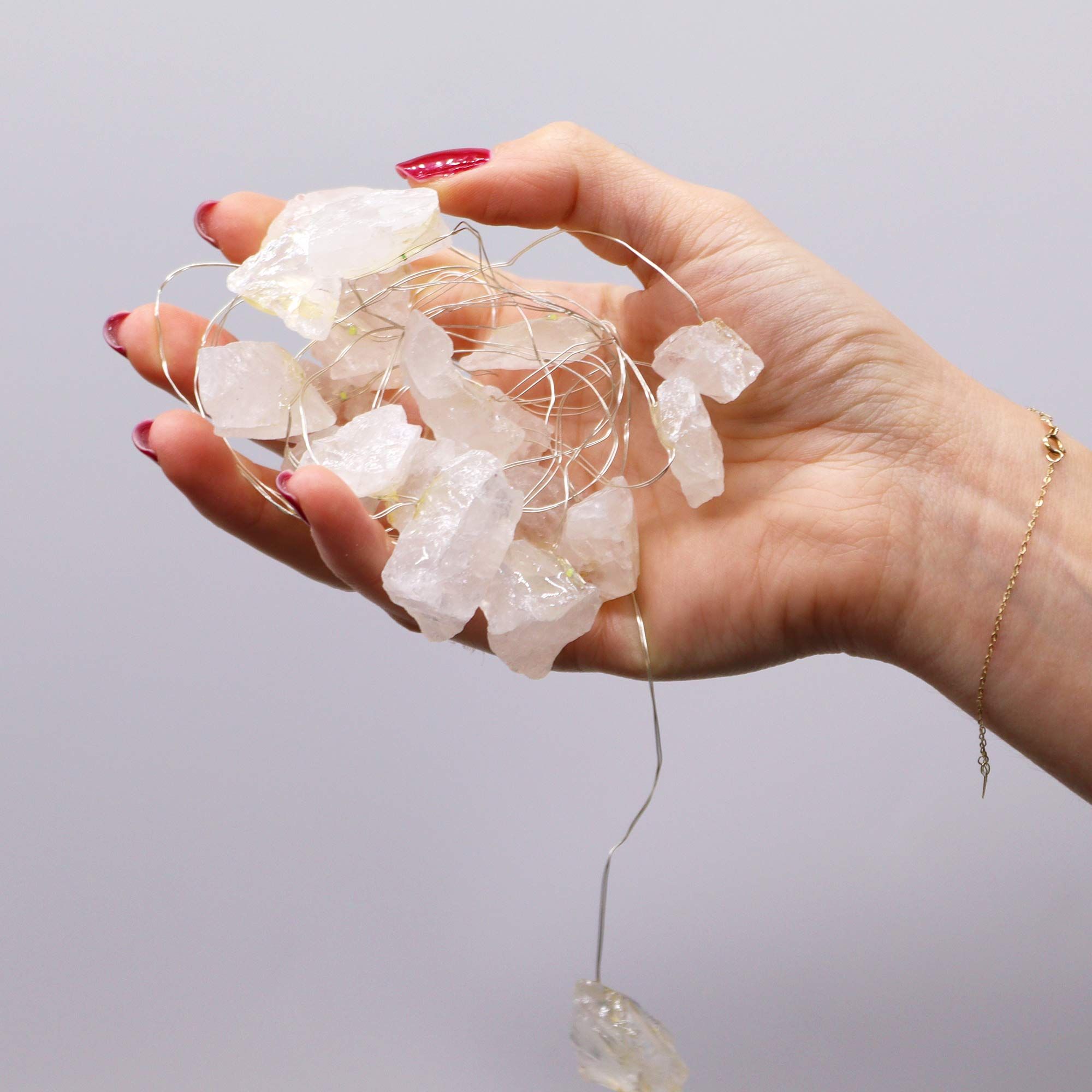 Gemstone Enchantment Lights - Rock Quartz Gemstone Enchantment Lights
