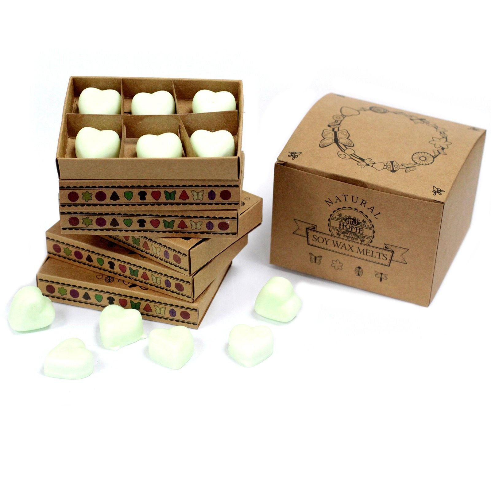 Box of 6 Wax Melts - Apple Spice Natural Soy Wax Melts