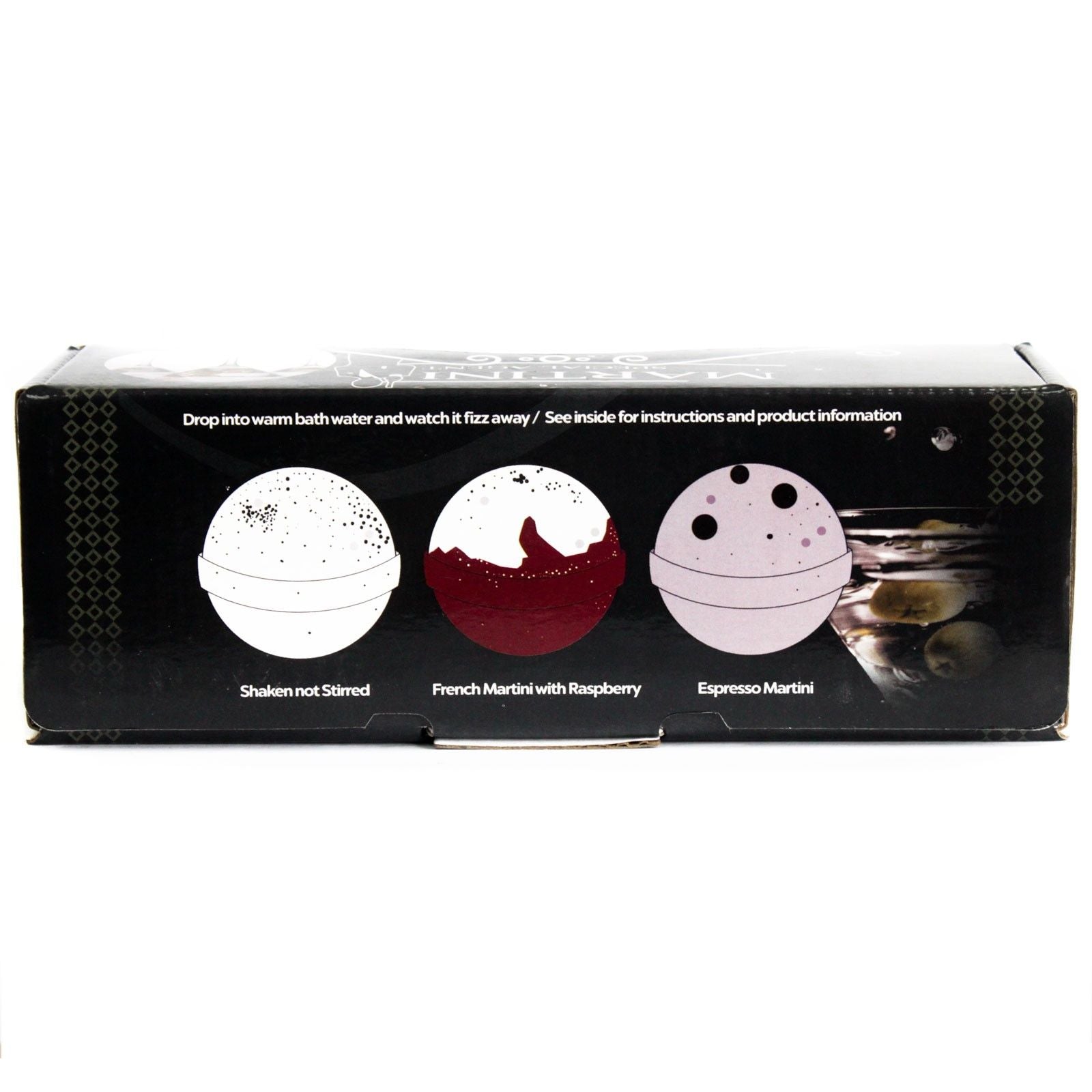 Set of Three Martini Bath Bombs - Truly Yours