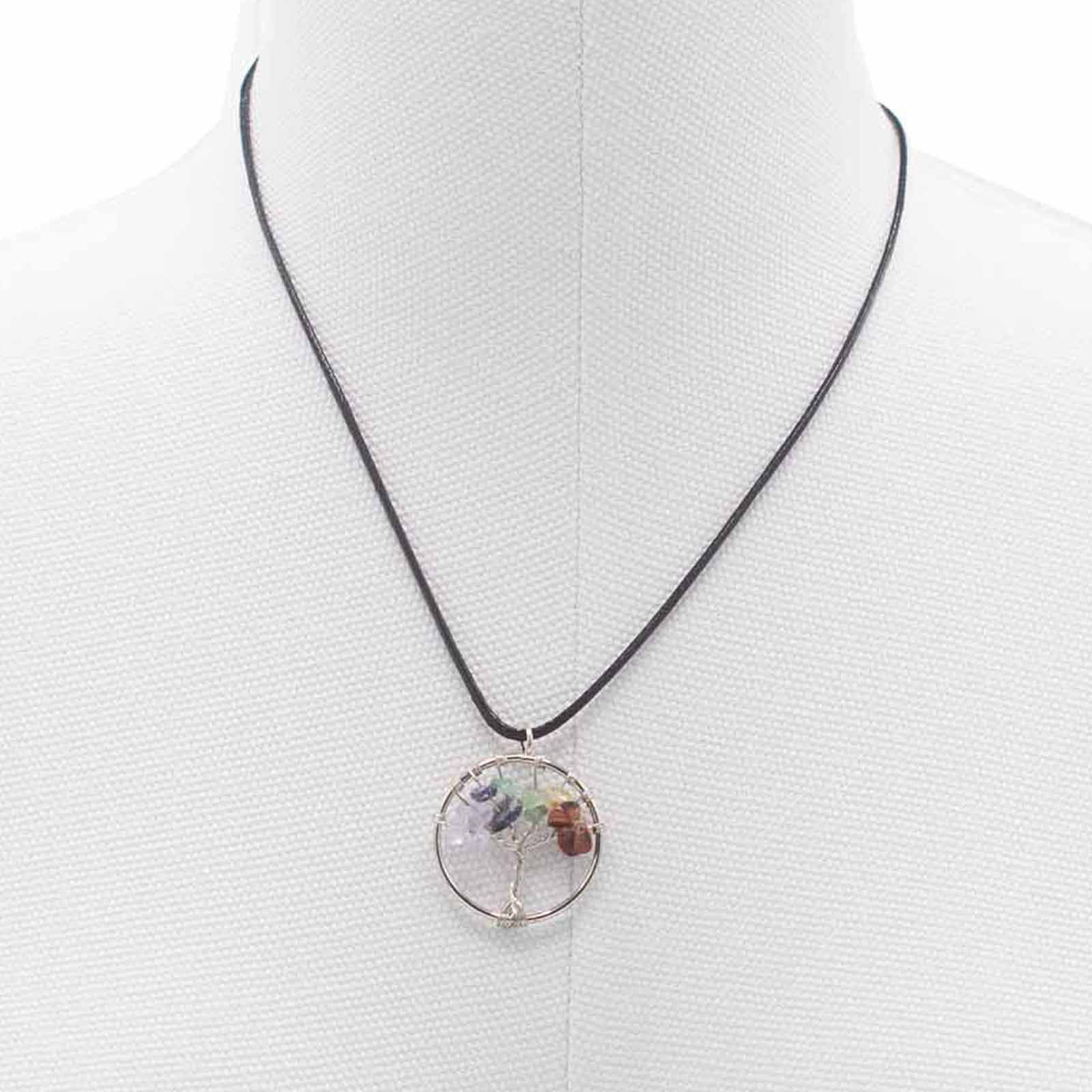 Tree of Life Pendant - Chakra Gemstone Pendants - Tree of Life