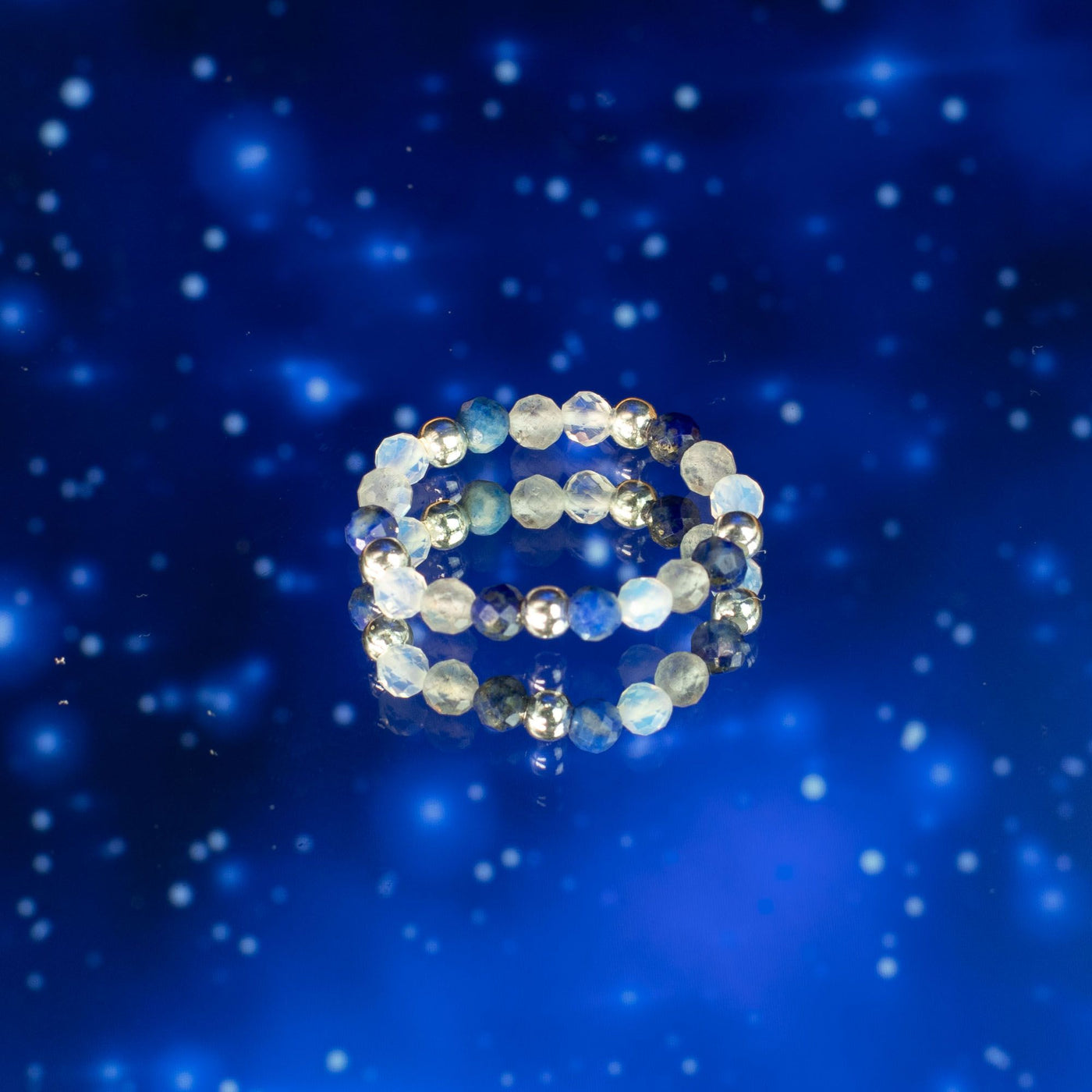 Nymph Spirit Gemstone Ring Set - Northern Lights - Truly Yours