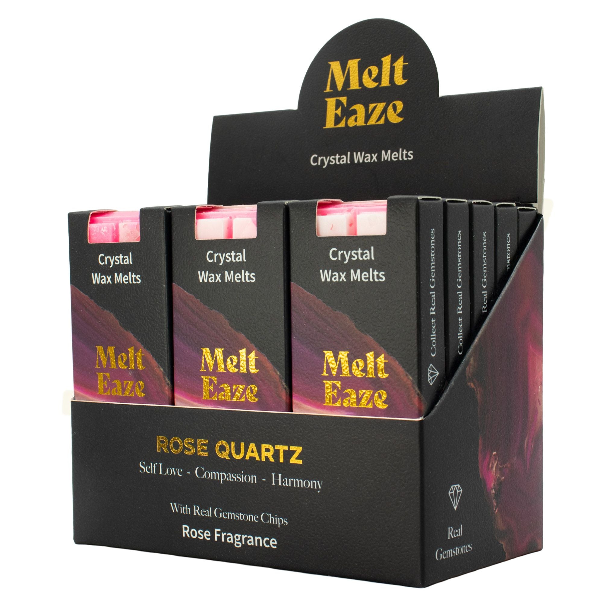 MeltEaze Wax Melts 50g - Rose Quartz Love - Rose - Truly Yours