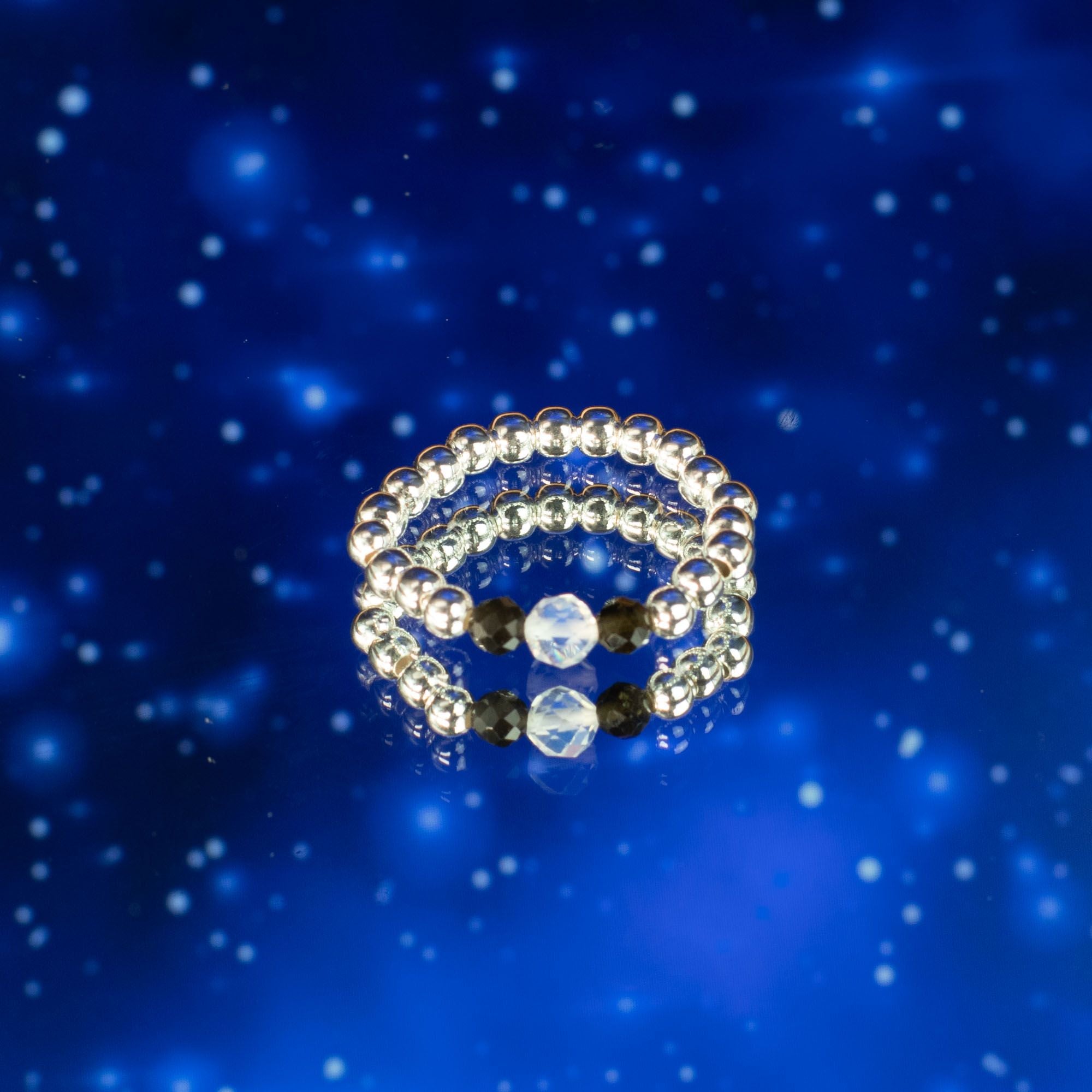 Nymph Spirit Gemstone Ring Set - Northern Lights - Truly Yours