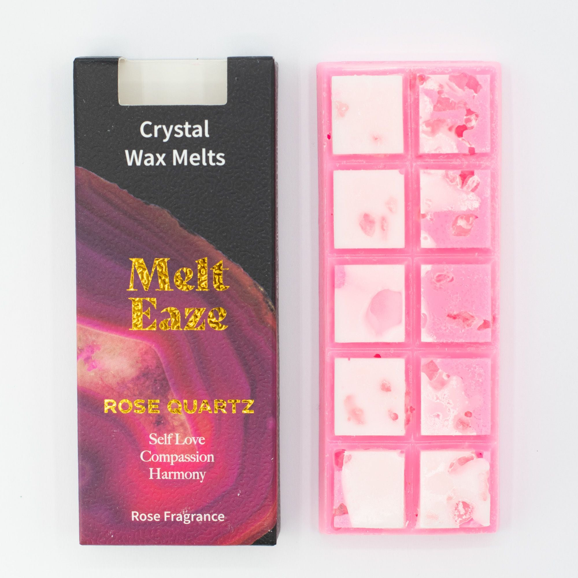 MeltEaze Wax Melts 50g - Rose Quartz Love - Rose - Truly Yours