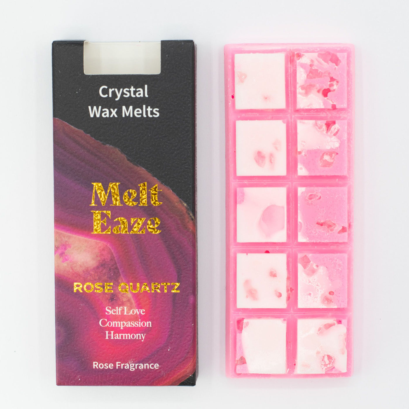 MeltEaze Wax Melts 50g - Rose Quartz Love - Rose - Truly Yours