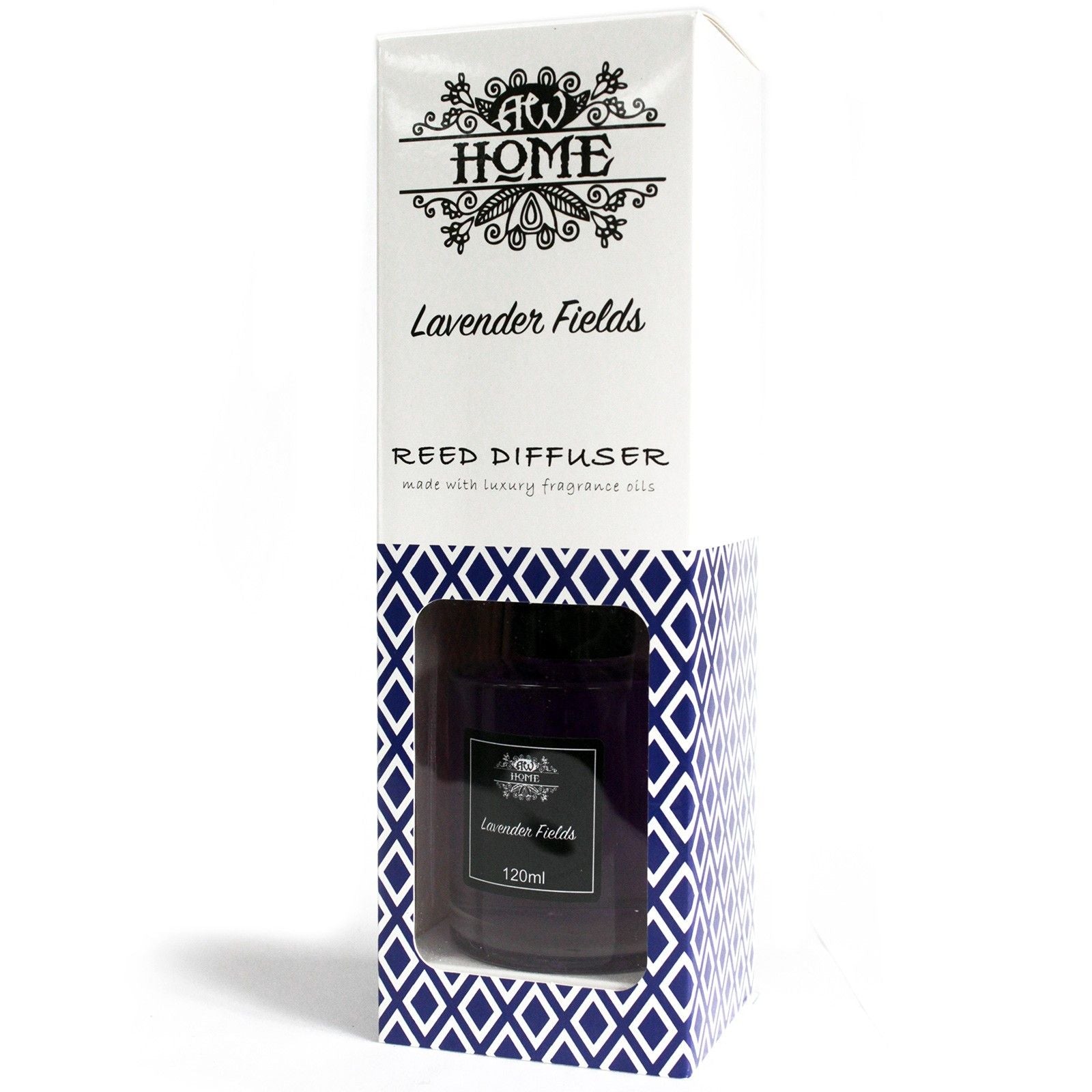 120ml Reed Diffuser - Lavender Fields Home Fragrance Reed Diffusers - 120ml