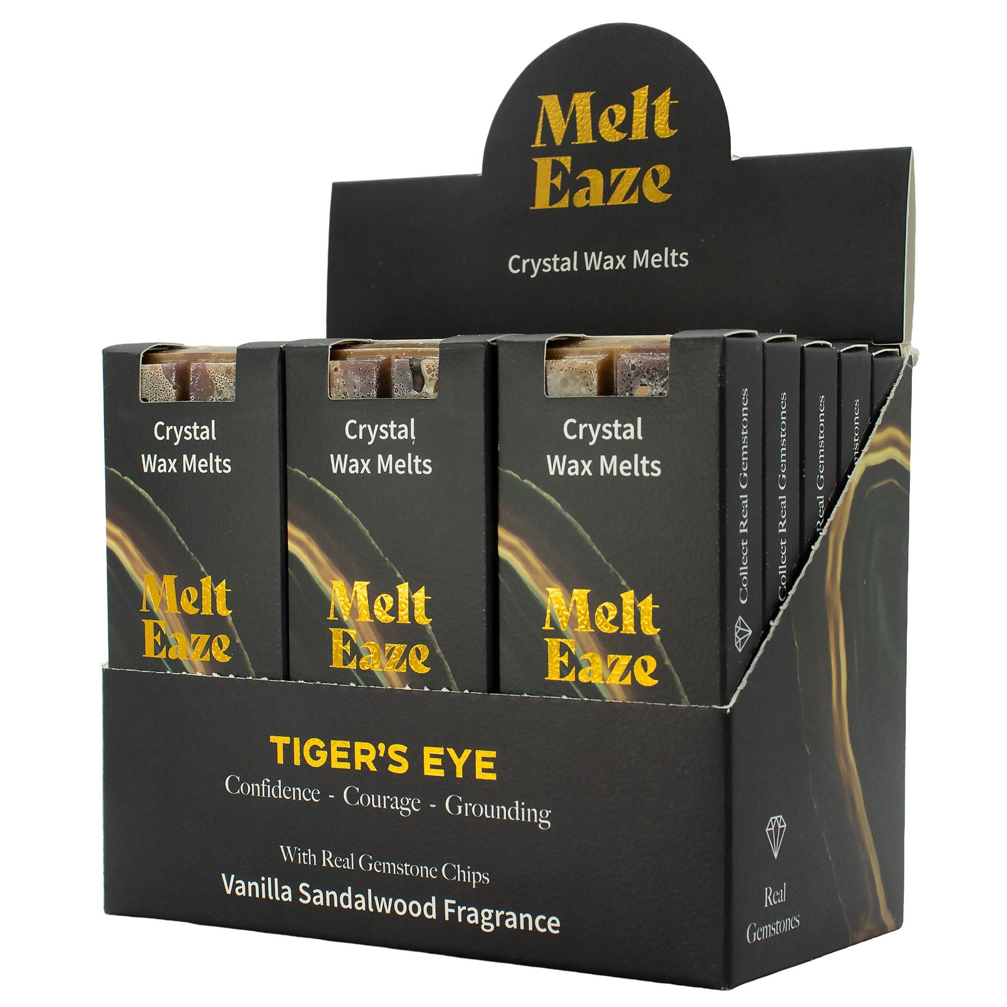 MeltEaze Wax Melts 50g - Tigereye Strength - Vanilla Sandalwood - Truly Yours