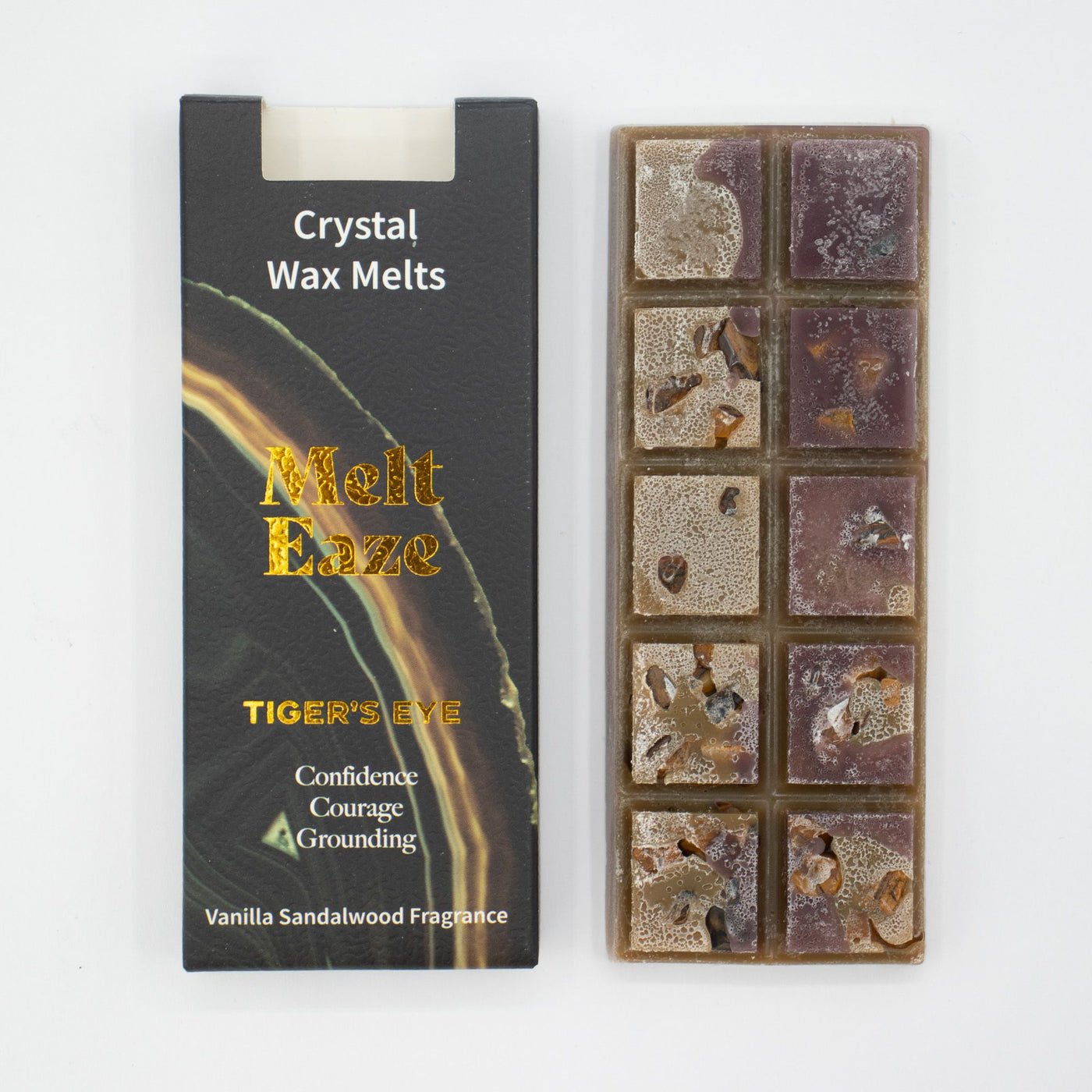 MeltEaze Wax Melts 50g - Tigereye Strength - Vanilla Sandalwood - Truly Yours