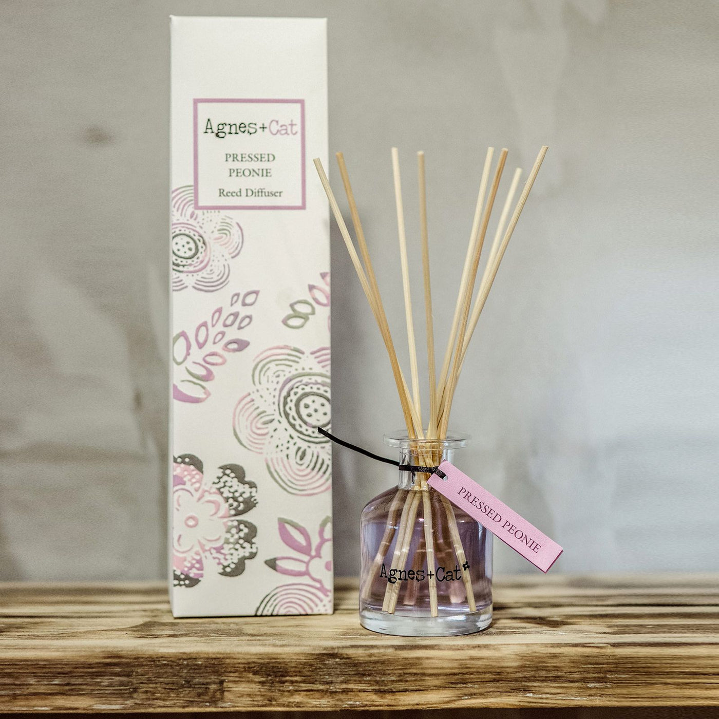 140ml Reed Diffuser - Pressed Peonie - Truly Yours