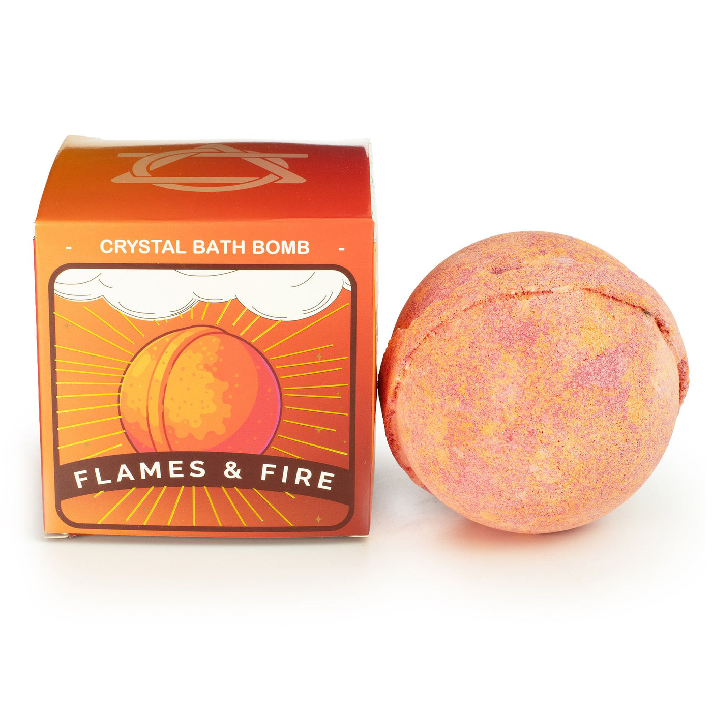 Elemental Crystal Bath Bomb - Fire - Truly Yours