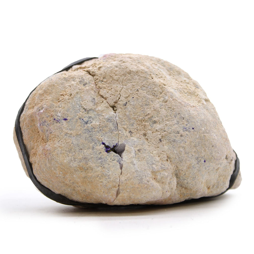 Coloured Calsite Geodes - Natural Rock - Purple & Gold Coloured Calcite Geodes