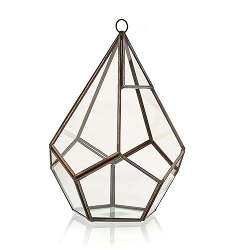 Glass Terrarium - Large Pentagon - Truly Yours