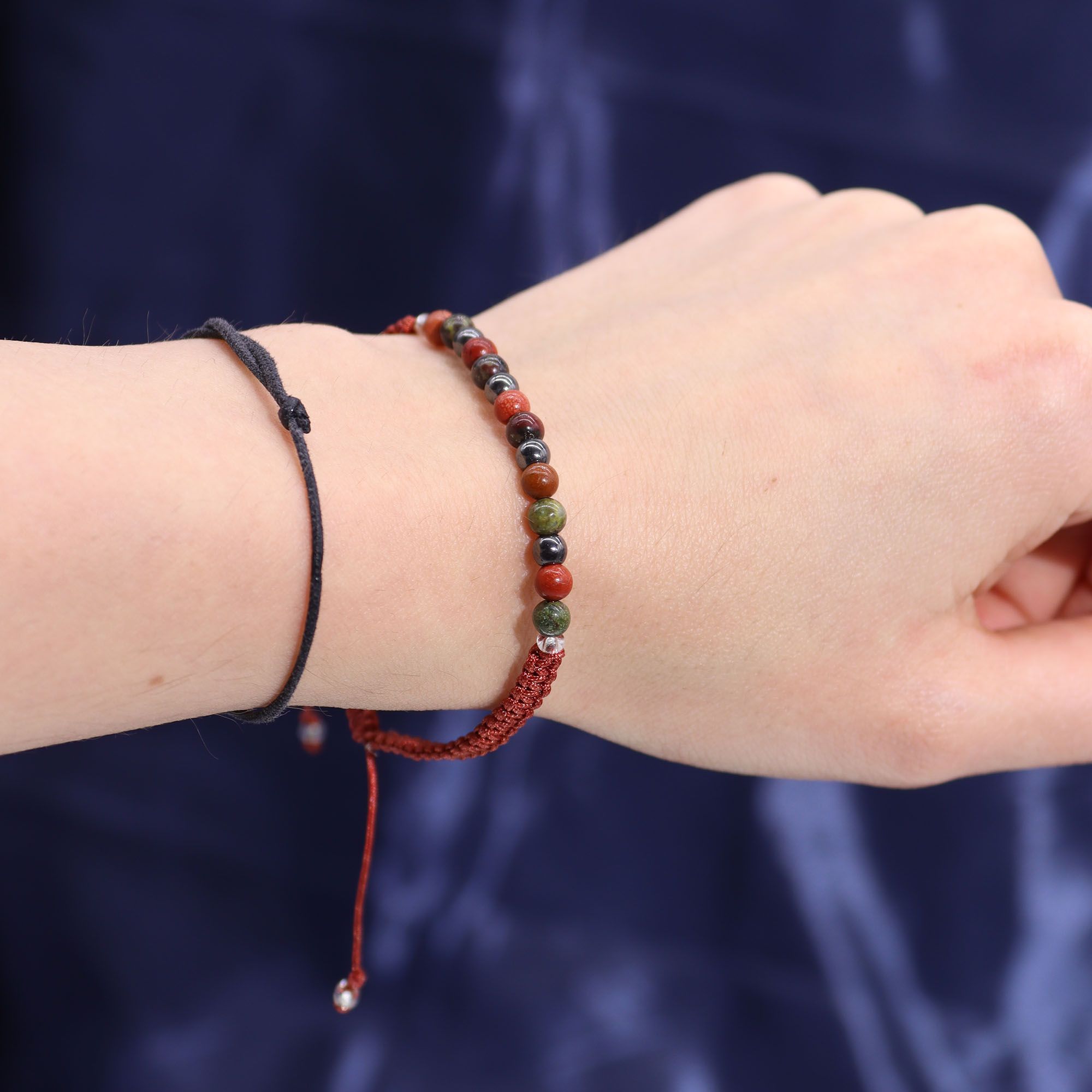 Zodiac Crystal Candle with Gemstone Bracelet - Aries Zodiac Crystal Candles with Gemstone Bracelet