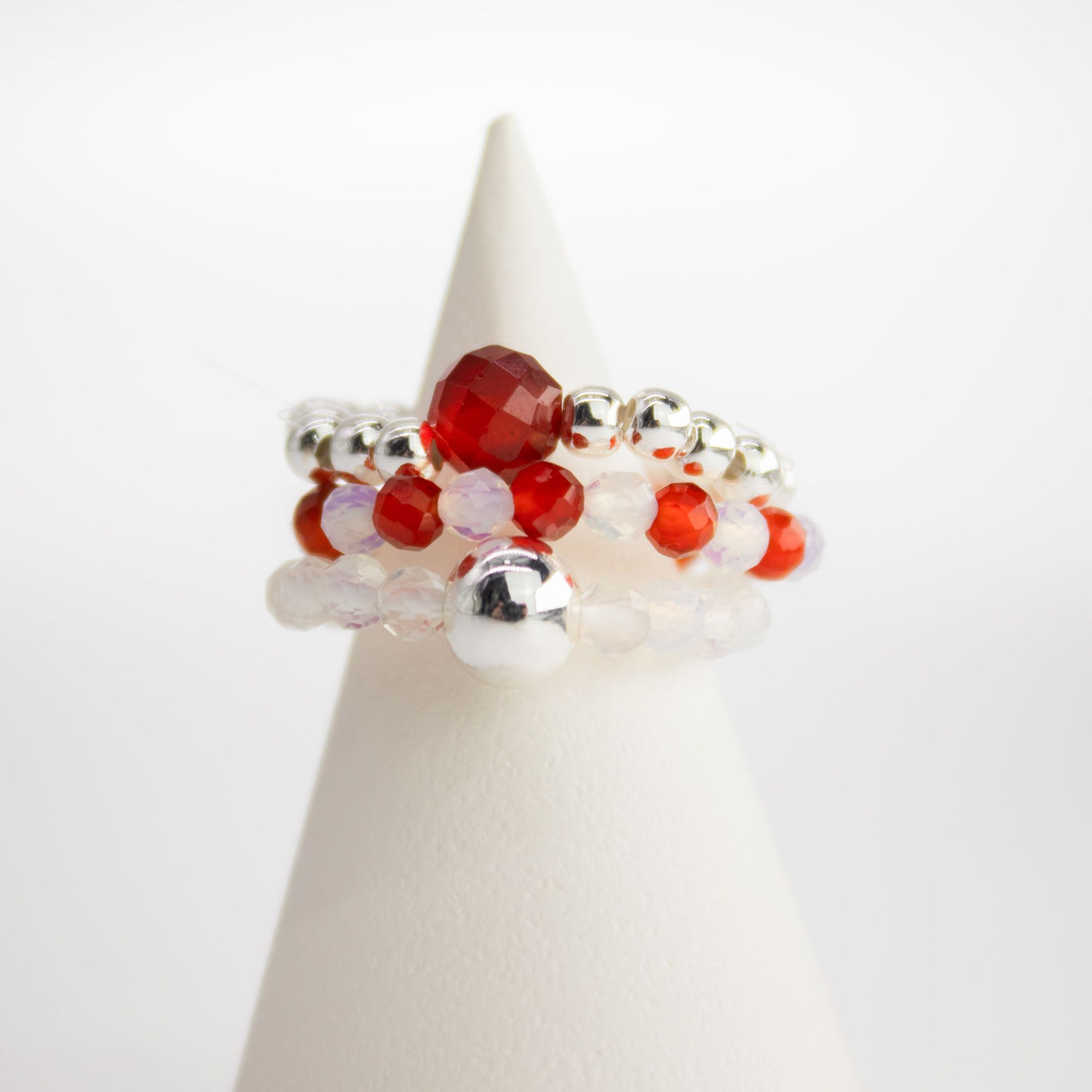 Nymph Spirit Gemstone Ring Set - Blood Moon - Truly Yours