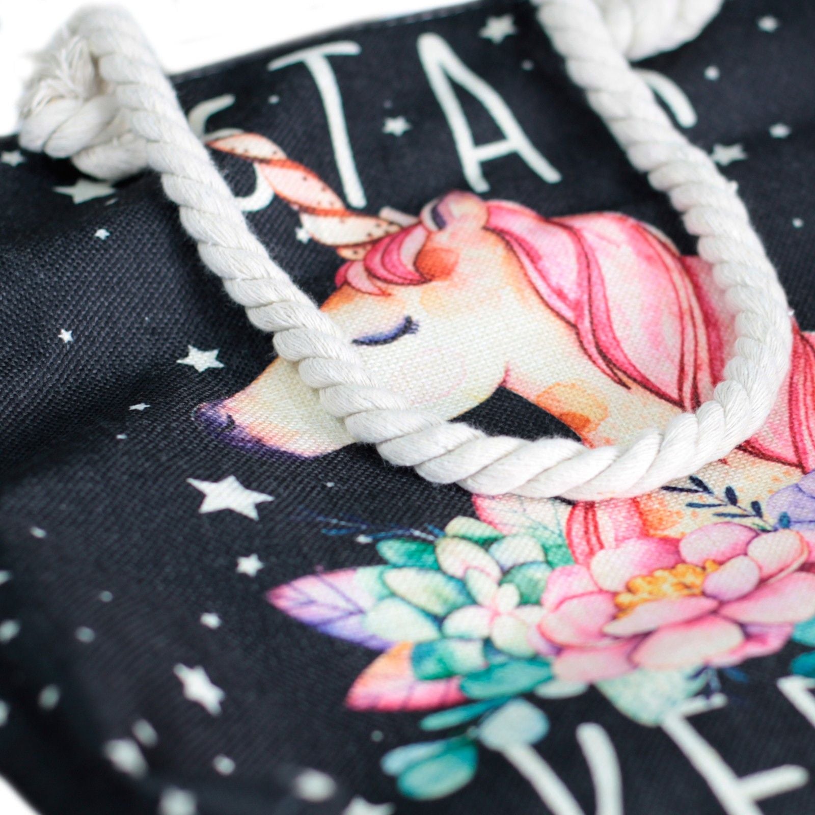 Rope Handle Bag - Star Keeper Unicorn - Truly Yours