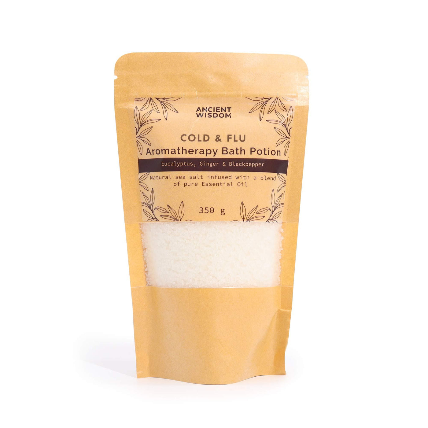Aromatherapy Bath Potion in Kraft Bag 350g - Colds & Flu - Truly Yours