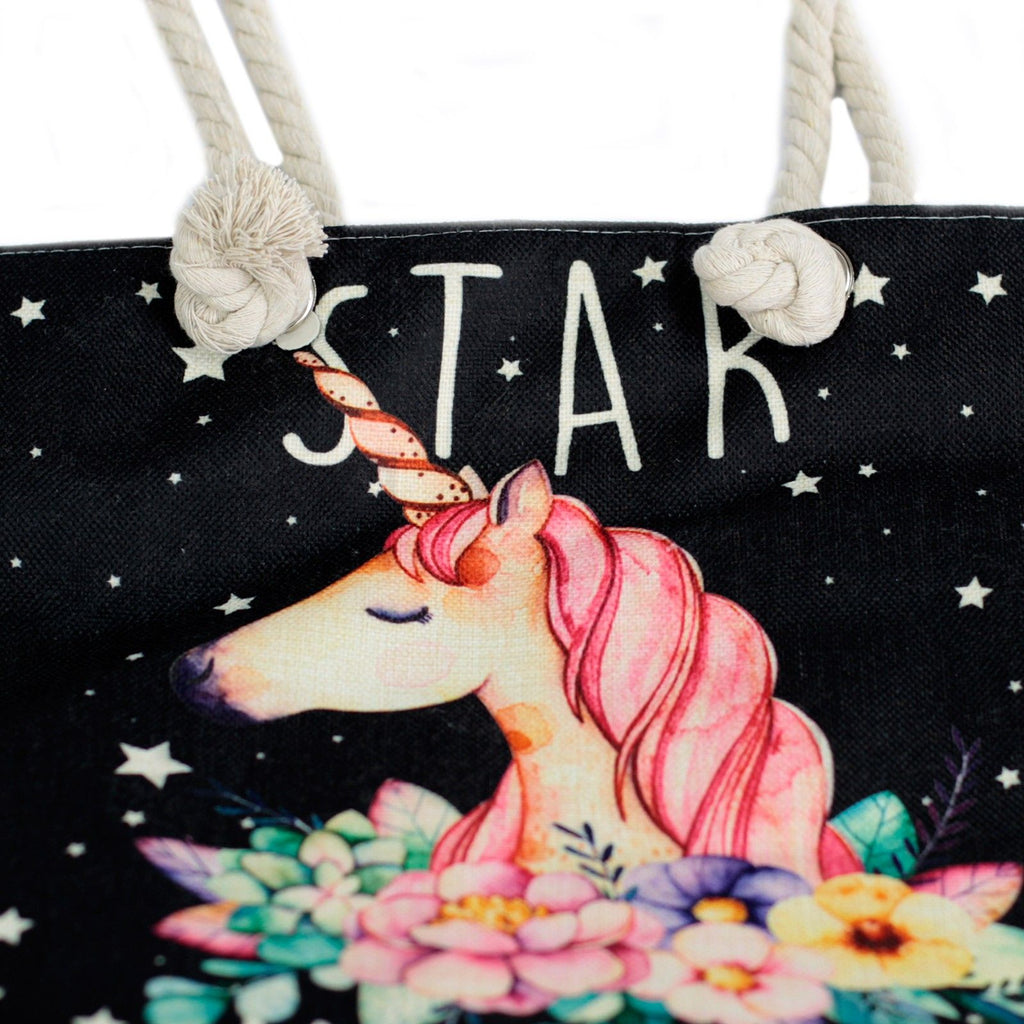 Rope Handle Bag - Star Keeper Unicorn - Truly Yours