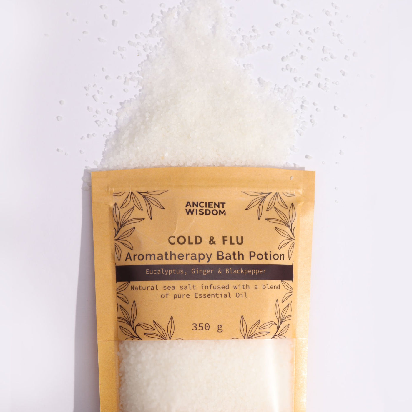 Aromatherapy Bath Potion in Kraft Bag 350g - Colds & Flu - Truly Yours