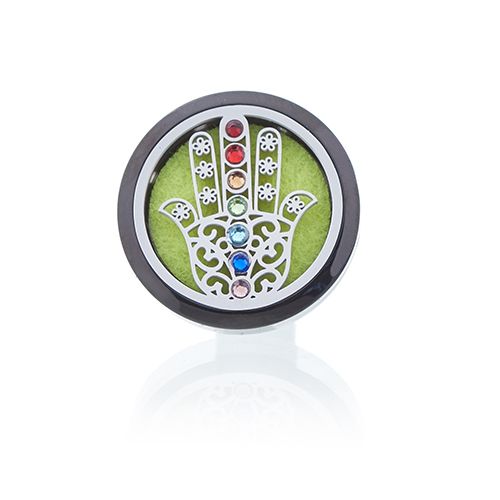 Car Diffuser Kit - Hamsa - 30mm Aromatherapy Car Diffuser Kit