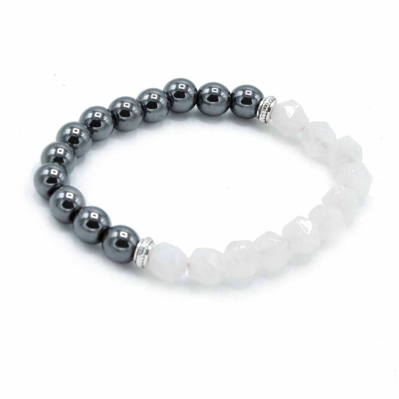 Faceted Gemstone Bracelet - Magnetc Rose Quatz - Truly Yours
