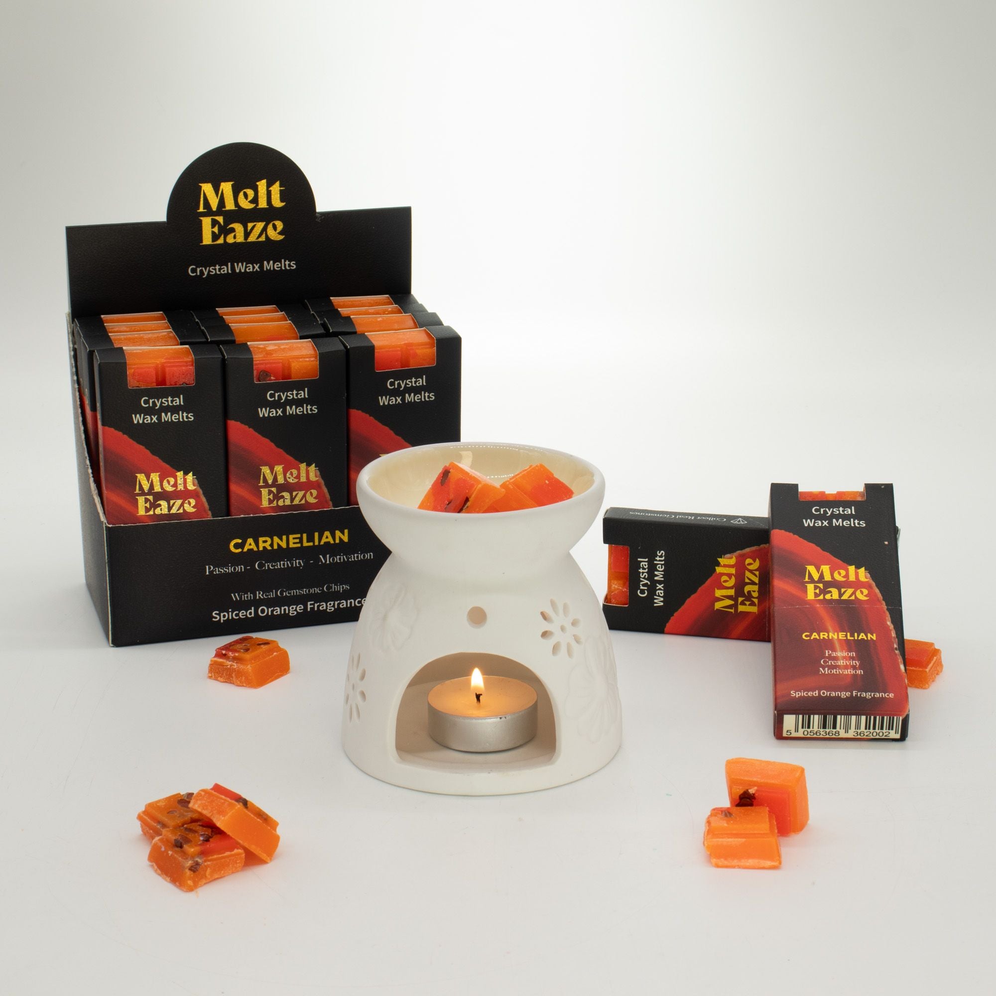 MeltEaze Wax Melts 50g - Carnelian Fire - Spiced Orange - Truly Yours
