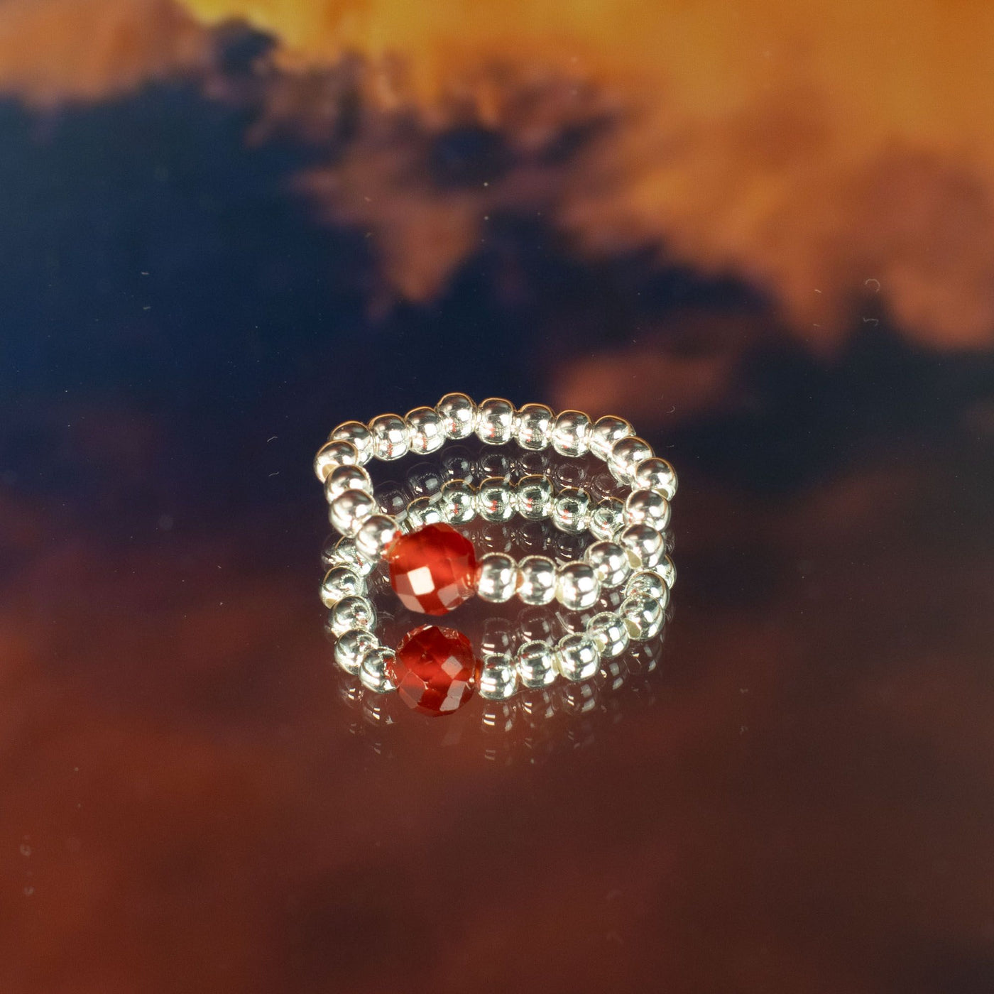 Nymph Spirit Gemstone Ring Set - Blood Moon - Truly Yours