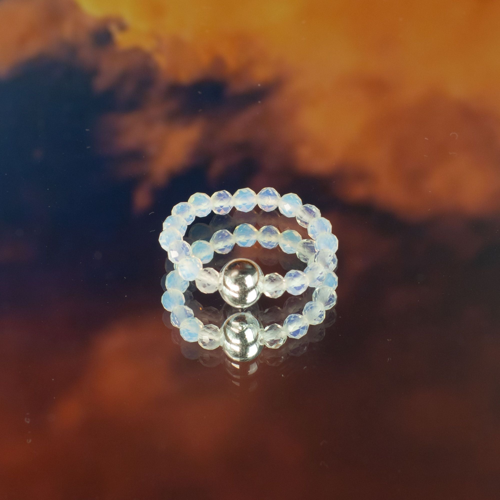 Nymph Spirit Gemstone Ring Set - Blood Moon - Truly Yours