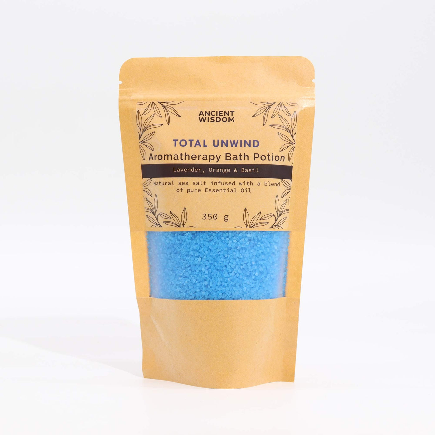 Aromatherapy Bath Potion in Kraft Bag 350g - Total Unwind - Truly Yours