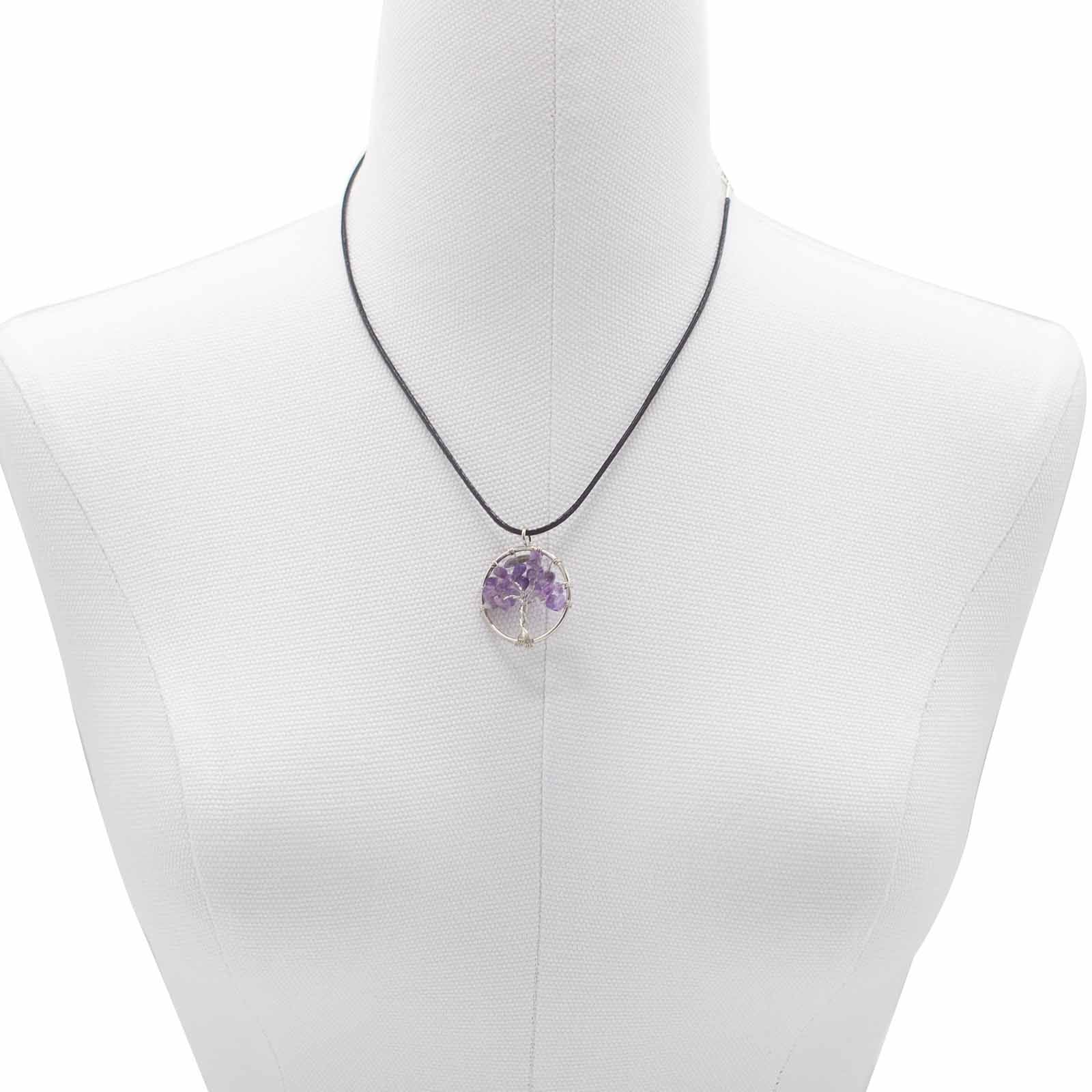 Tree of Life Pendant - Amethyst - Truly Yours