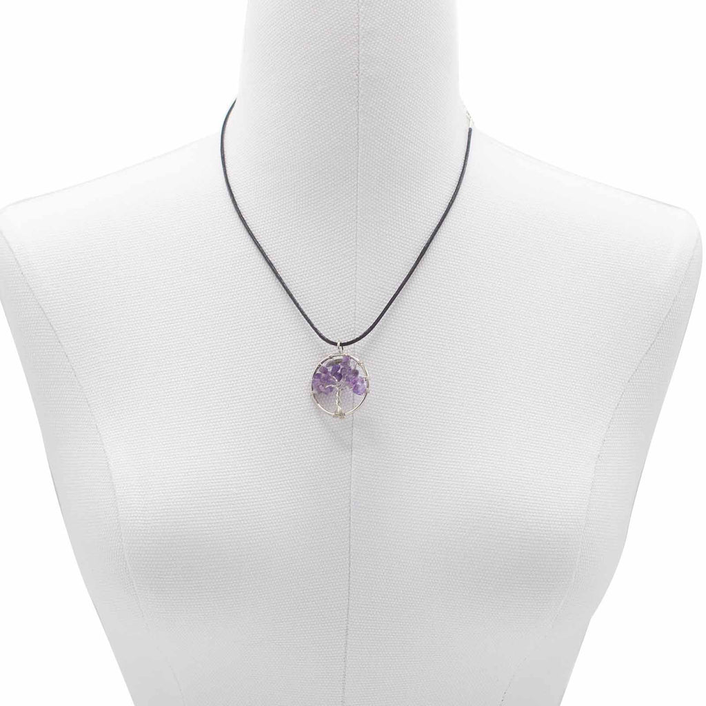 Tree of Life Pendant - Amethyst - Truly Yours