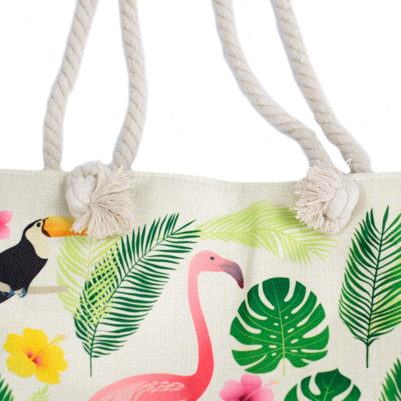 Rope Handle Bag - Flamingo & More - Truly Yours