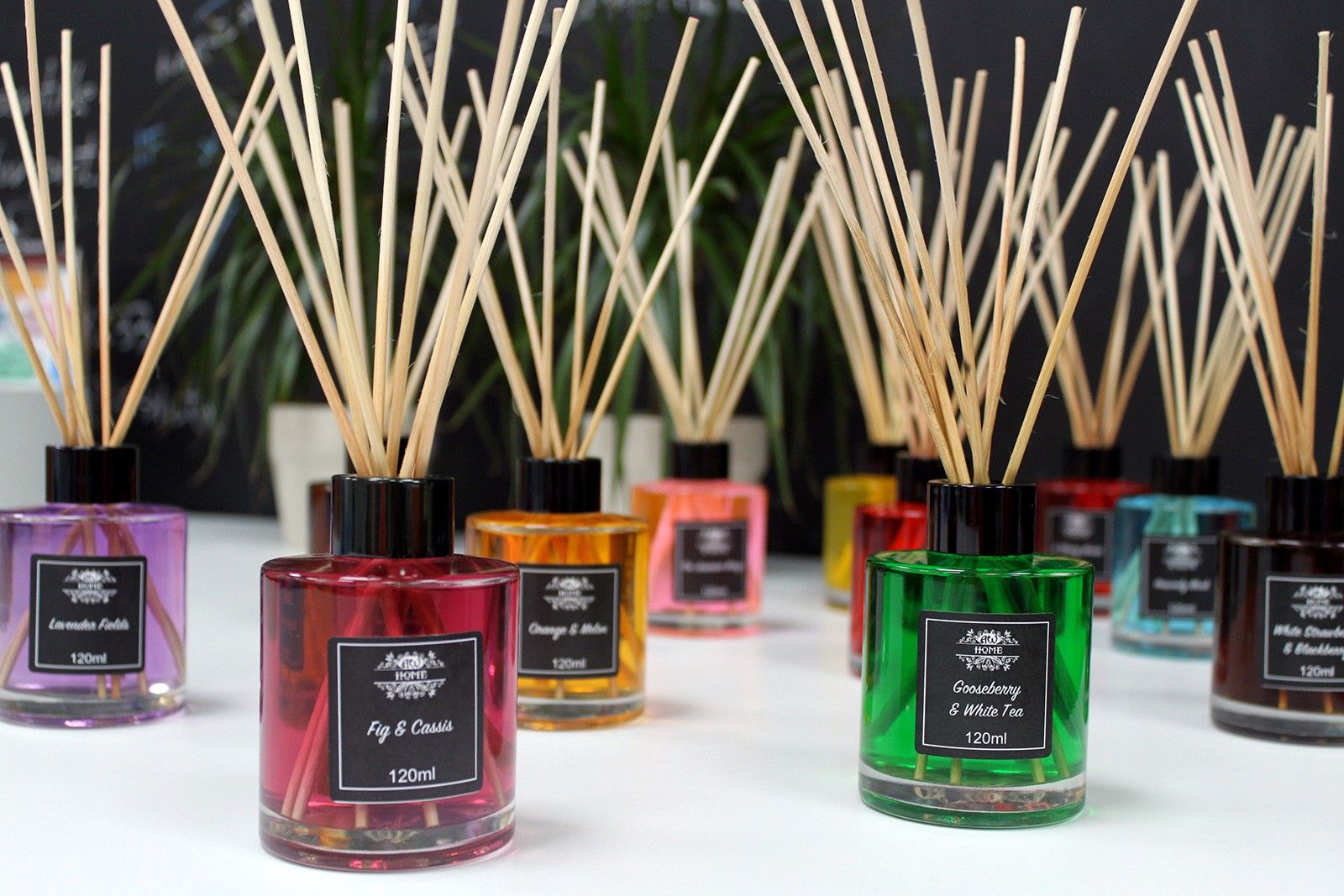 120ml Reed Diffuser - Pomegranate & Nutmeg Home Fragrance Reed Diffusers - 120ml
