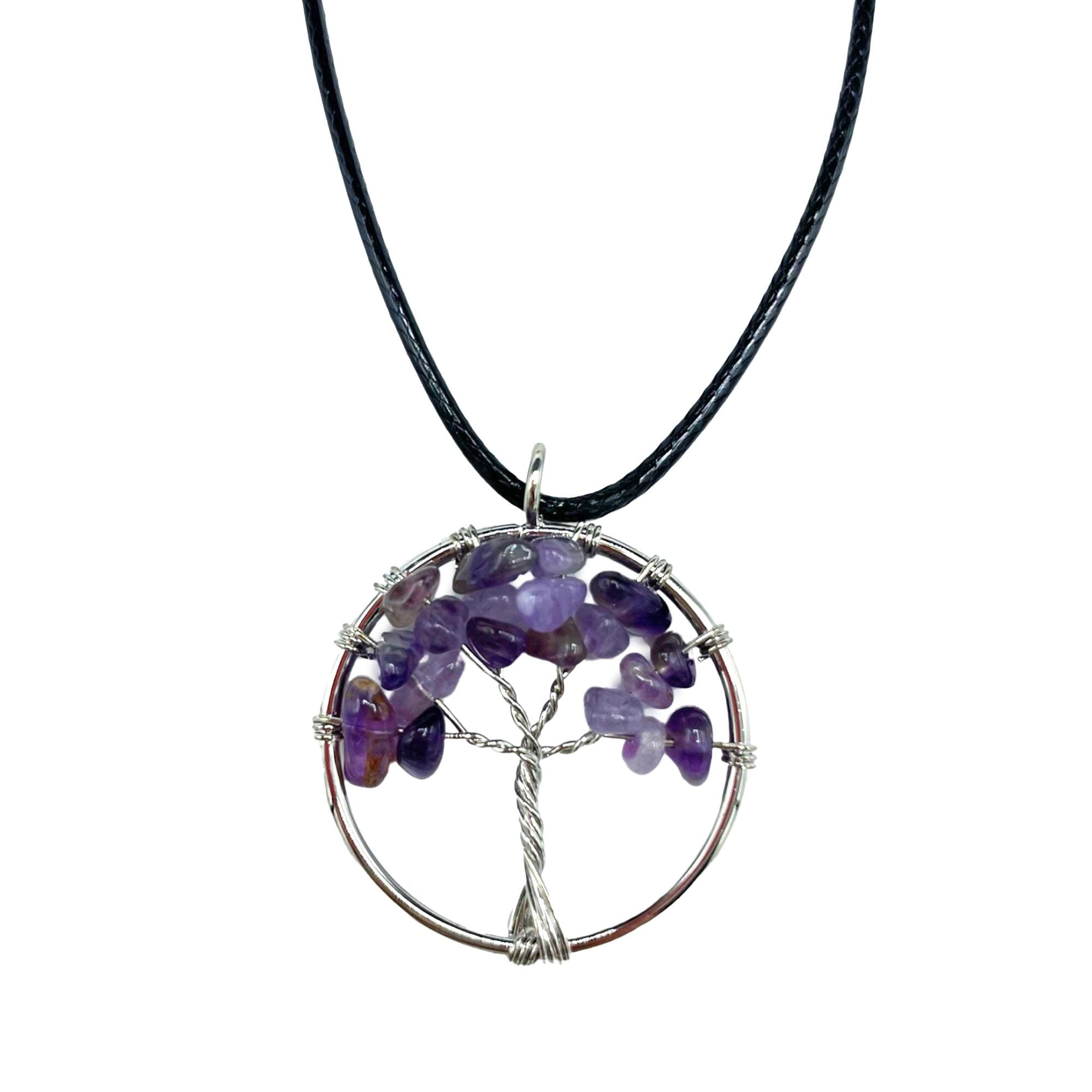 Tree of Life Pendant - Amethyst - Truly Yours